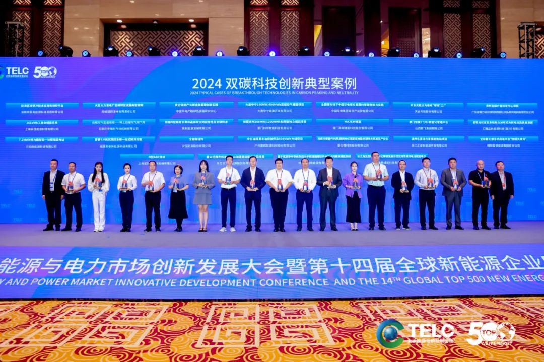全球新能源企业500强论坛 | 尊龙凯时入选2024双碳科技立异典范案例